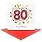 80Th-Birthday Card Birthday Mother Father Day Anniversary Romantic