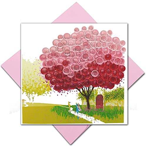 Four-Season-Spring Card Card Seasonal Anniversary 15Cm X 15Cm