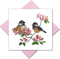 Pink Couple Of Bird Card Birthday Anniversary Mother S Day Animal