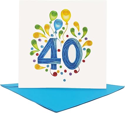 40Th-Birthday Card Birthday Mother Father Day Anniversary Romantic