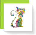 Colorful-cat Card Him Her Birthday Mother S Day Anniversary Animal