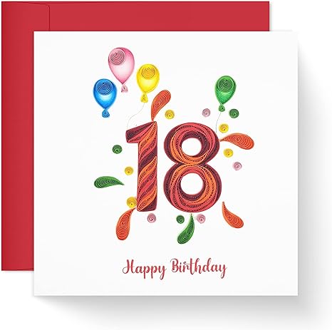 18th Birthday Card Birthday Mother Father Day Anniversary Romantic