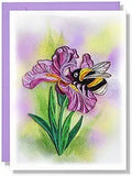 Iris And Bumblebee (feb) Birthday Anniversary Mother S Day Animal