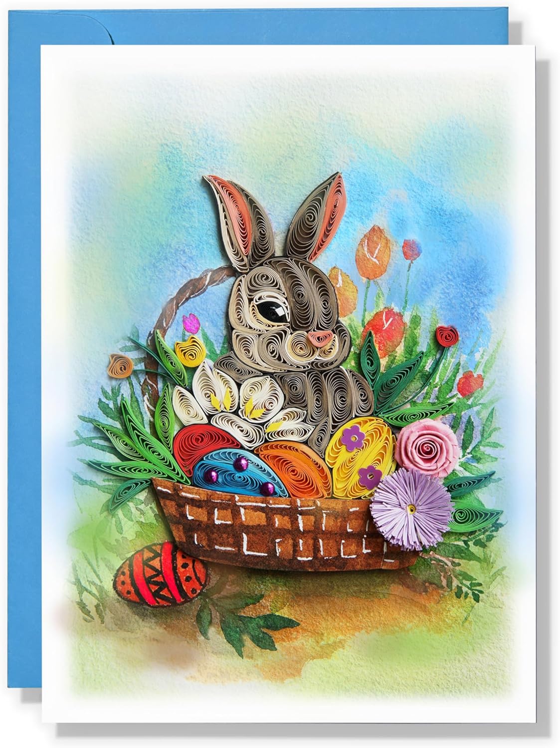 Happy Easter Quilling Card Thanks Giving Easter S Day Thank You