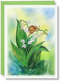 Lily Of The Valley And Snail (may) Birthday Anniversary Mother S Day