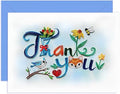 Colorful Thank You Card Floral Thank You Anniversary Birthday