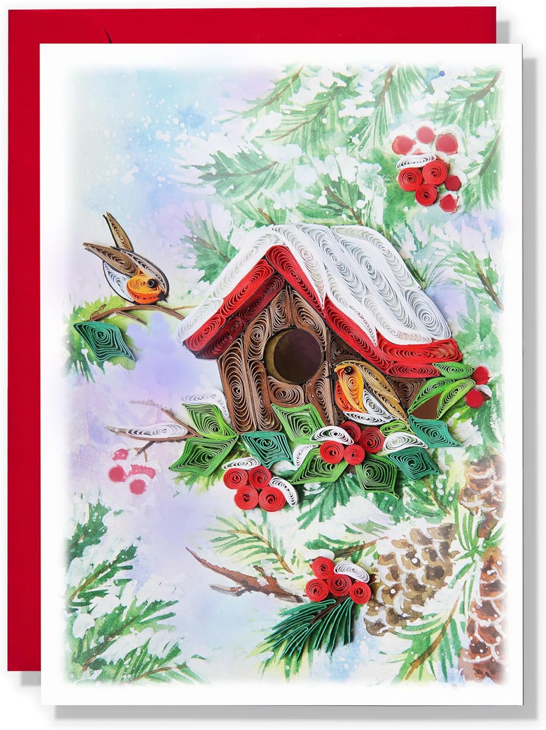 Couple of Bird Christmas Card