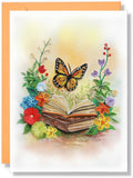 Butterflies For Bookworm Quilling Card Birthday Anniversary Mother S D