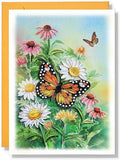 Butterflies And Flowers Quilling Cards Floral Animal Him Her Birthday