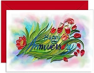 Happy Anniversary Card Anniversary Romance Valentine Egagement Love