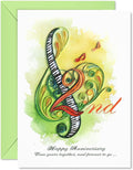 2nd-anniversary Card Romance Valentine Anniversary Him Her Birthday