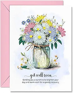 Daisy Get Well Soon Floral Thank You Anniversary Mother Day Birthday