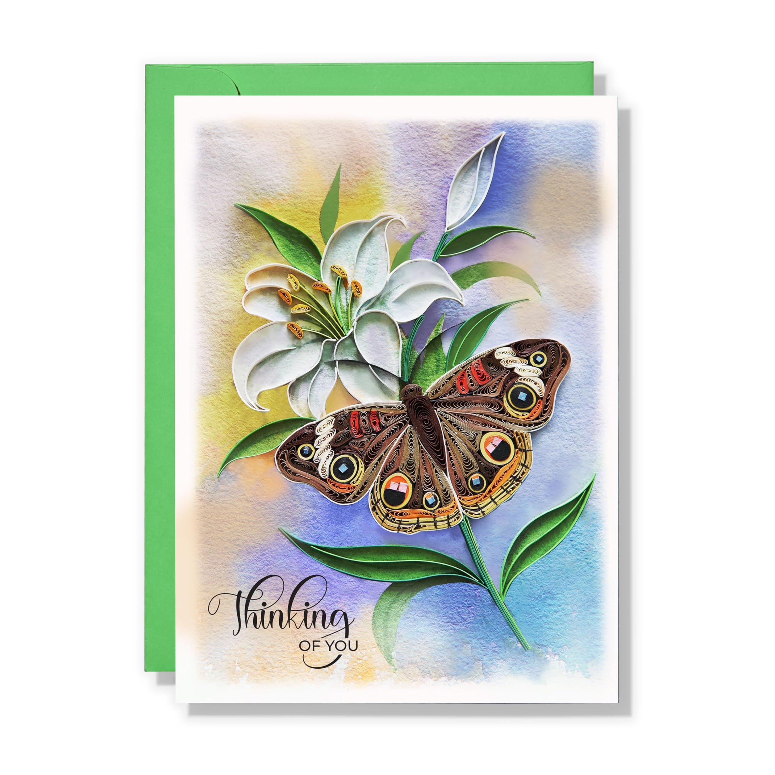 Thinking Of You Butterfly Animal Floral Mother Day Anniversary