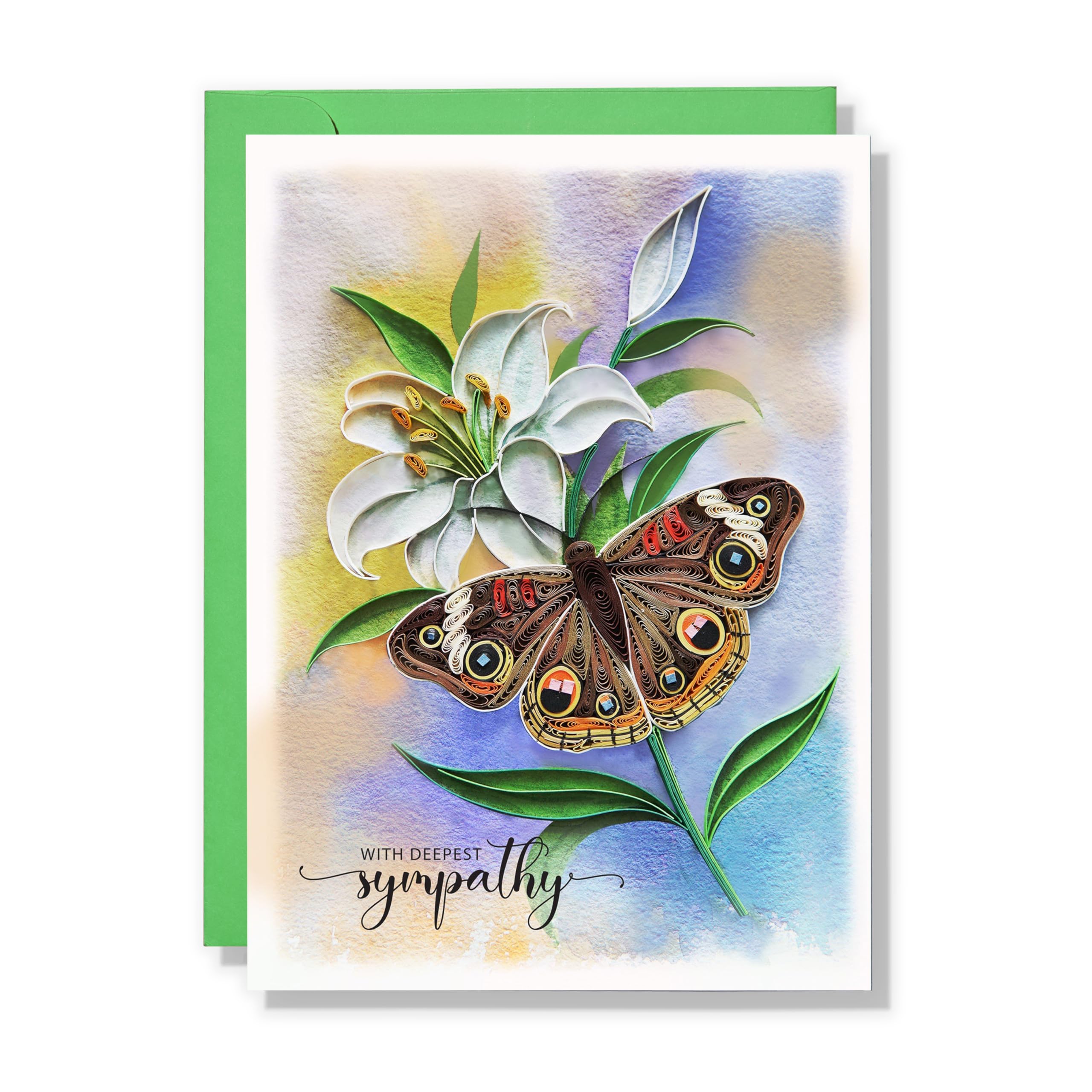Sympathy Butterfly Floral Anniversary Romantic Mother Day Birthday