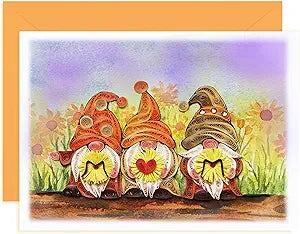Mom Sunflower Gnomes Mother Day Her Birthday Anniversary Floral 13cm