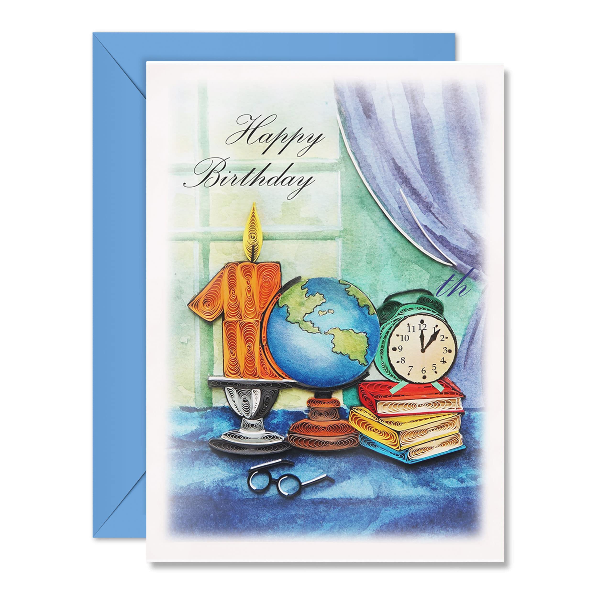 100Th Birthday Him Her Birthday Mother Day Anniversary 13Cm X 17Cm