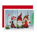 Gnomes Christmas Card Christmas Thank You Thinking Of You 13Cm 17Cm