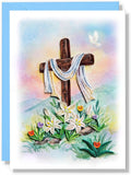He Is Risen Easter Quilling Card Thanks Giving Easter S Day Floral