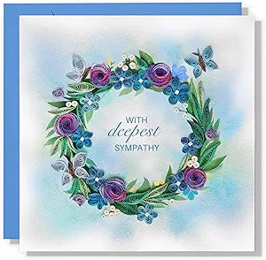 Rose And Violet Sympathy Floral Anniversary Birthday Romantic Thank