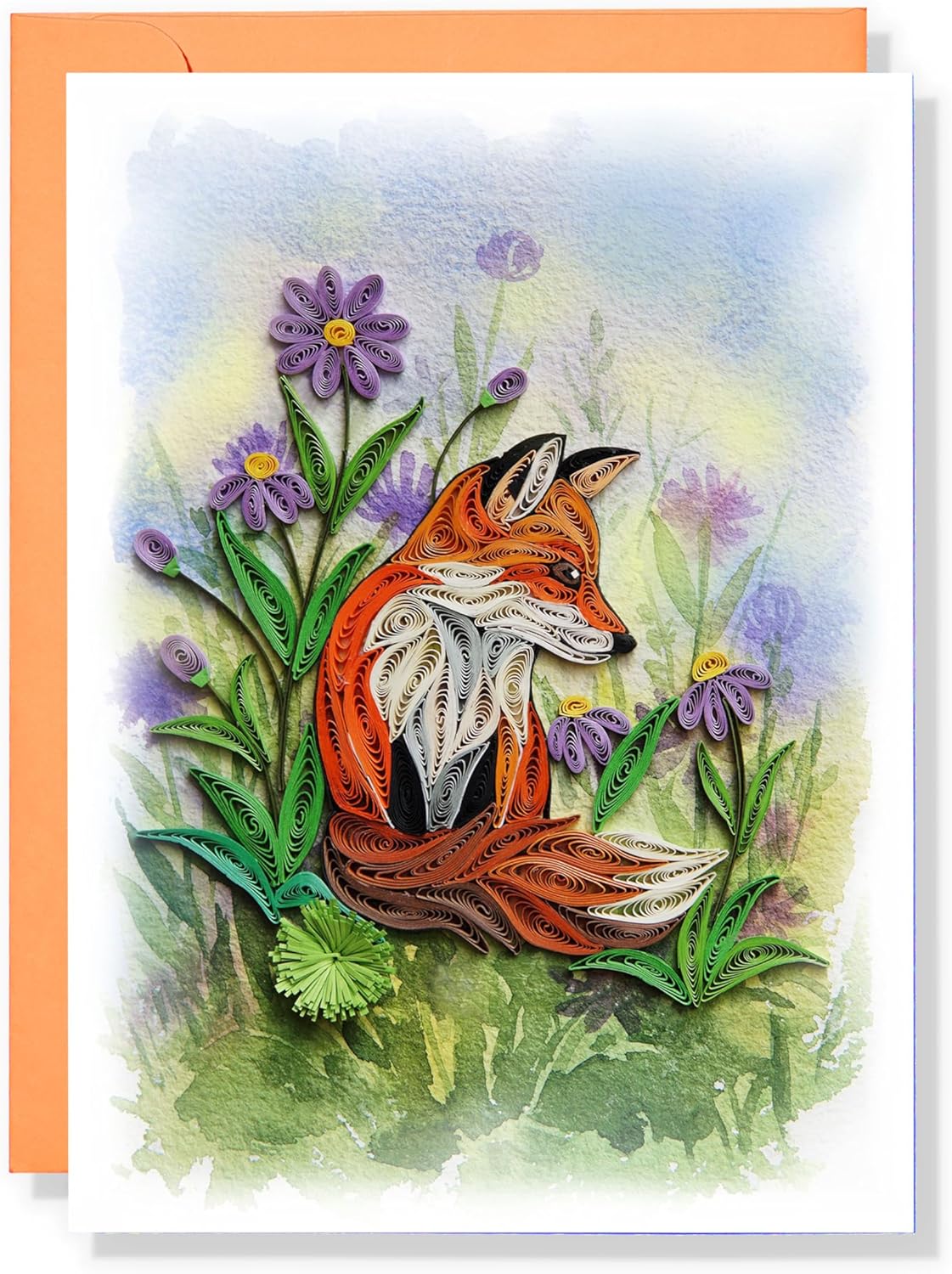 Aster And Fox (Sep) Birthday Anniversary Animal Floral Mother S Day