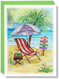 Happy Retirement Red Chair Card Achievement Anniversary Retirement Flo