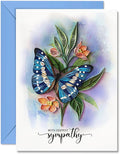 Butterflies Sympathy Card Animal Floral Mother Day Anniversary
