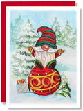 Gnomes Christmas QUILL Card