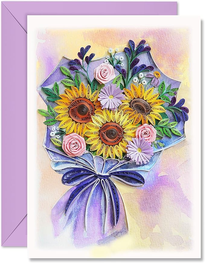 Sunflower Bouquet Floral Mother Day Anniversary Birthday Romantic
