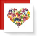 Colorful Heart Quilling Card Love Symbol Romantic Birthday