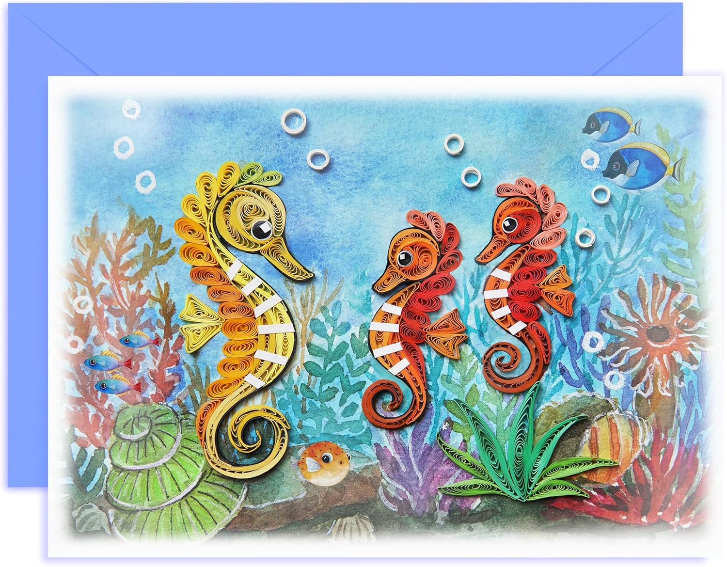 Seahorse Mom Dad Kid Animal Birthday Mother Day Anniversary 13cm 17cm