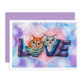 Love Cat Anniversary Him Her Birthday Animal Seasonal 13Cm X 17Cm
