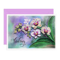 Purple Orchid Thinking Of You Floral Thank You Anniversary Birthday