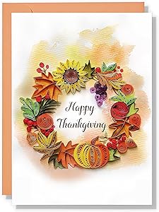 Thanks Giving Card Floral Thank You Anniversary Birthday Graduation