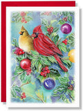 Red Cardinal Christmas Animal Thank You Thinking Of You Anniversary